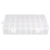 10/15/24 Grids Fishing Tackle Box Squid Jig Hard Lure Tool Case Visible Fishing Tackle Box Clear Storage Organizer for Fishing