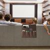 Remote Control Holder Non Slip Recliner Organizer with 7 Pockets Sofa Arm Chair Caddie for Magazine Tablet Phone Chocolate