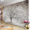 Retro Abstract Tree Branches Bird Large Murals 3D Photo Wallpaper Living Room Sofa TV Background Decor Mural Wall paper
