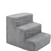 Pet Ladder for Dogs - Five-Layer Striped Sofa & Bed Steps with Sponge, Right Angle Design