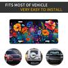 Wildflower Flower Art Front License Plate for Women Car Vanity Plates Decorative Aluminum Metal Cute Novelty License Plate Cover for Men 6x12 Inch (4