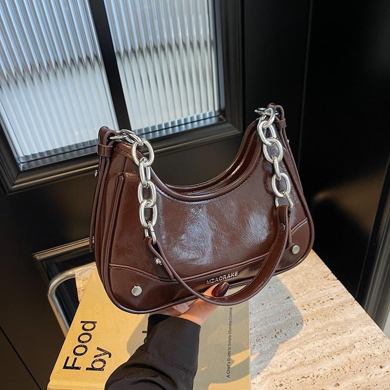 Small Bag Women's New Shoulder Armpit Bag Casual Versatile Messenger Small Square Bag