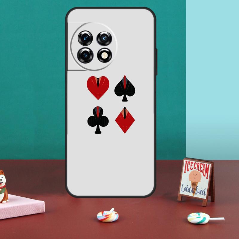 

Ace of Spades Poker For OnePlus Nord CE 5 2 3 4 Lite N20 N30 Case For OnePlus 15 13 12 11 13T 10T 8T 10R 12R 13R OnePlus 12R