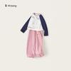 Girl Girl Cotton Long Sleeve T Shirt And Pants Set For Spring And Autumn Playtime Comfort