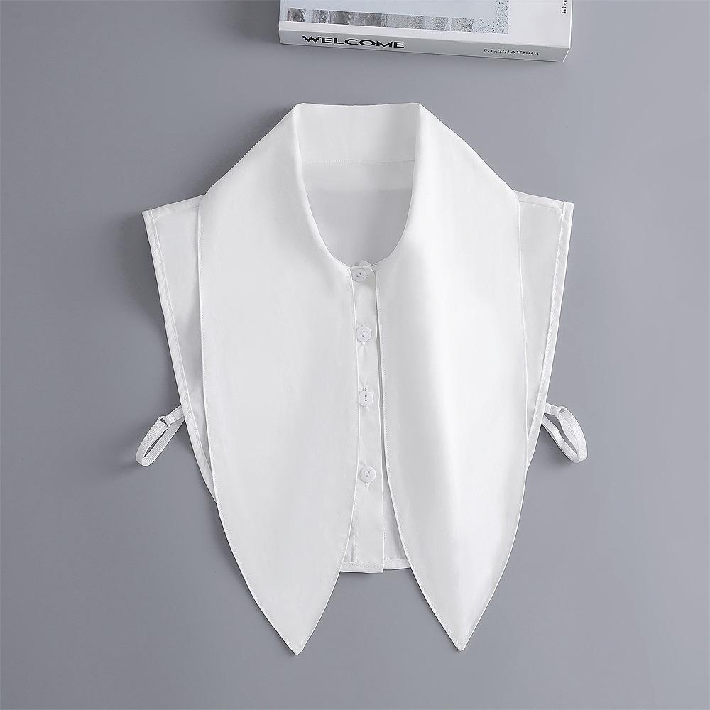 Linbaiway New Lapel Fake Collar Vintage Detachable Shirt Collar for Women Blouse Sweater False Collar Lapel Top Neckwear Ties