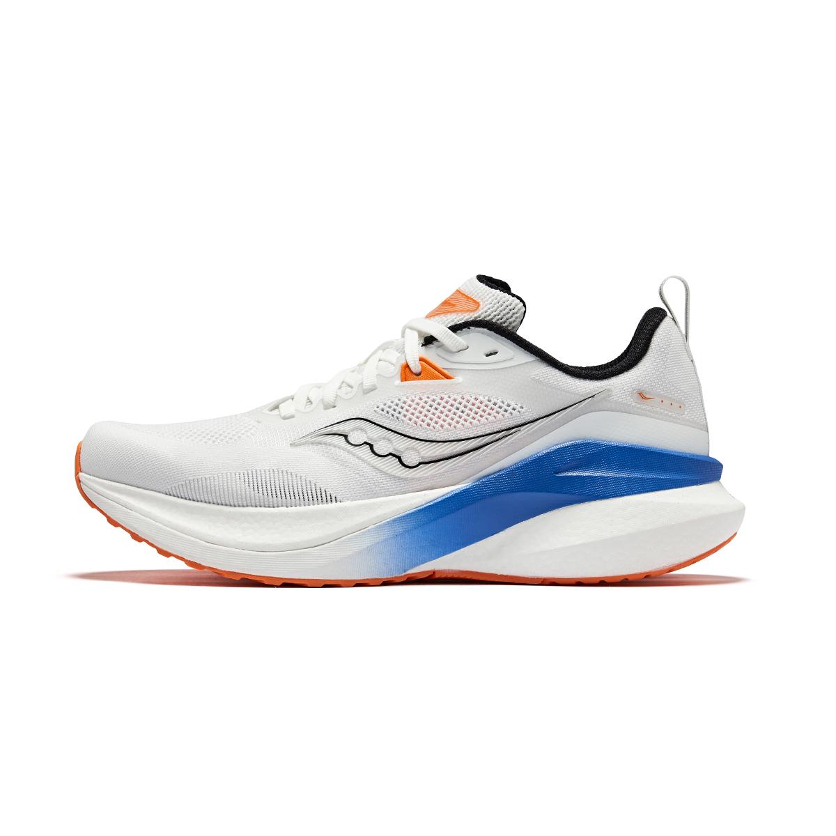 

SAUCONY Стабильность Marshal Удобные Pwrvizi Высокоэластичные Кроссовки для бега из ЭВА Мужские кроссовки Белый Оранжевый Черный S28225-3 44.5