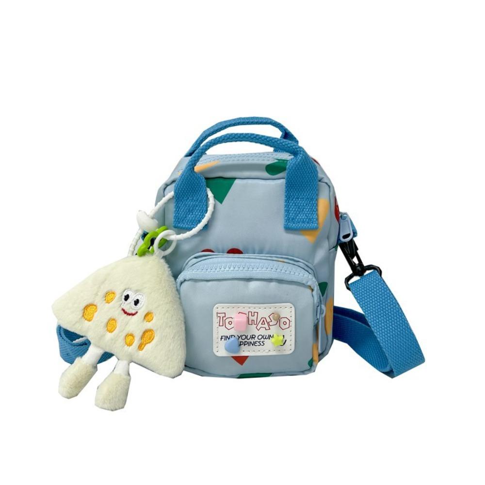 Cartoon Crossbody Shoulder Bag Love Heart Printed Children Messenger Bag  Streetwear