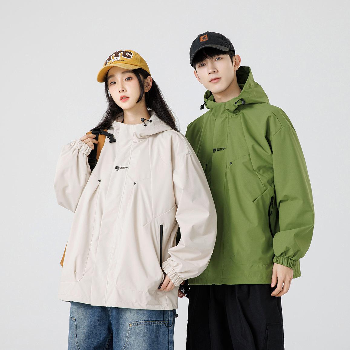 Новая куртка Куртка мужская и женская осенне-зимняя ветрозащитная и водонепроницаемая — фото 4