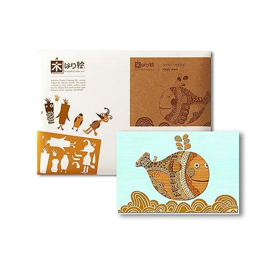 

KINOWA Happy Wave Деревянный Коллаж Оригинальный Набор Ручной Работы Кит Сделано в Японии