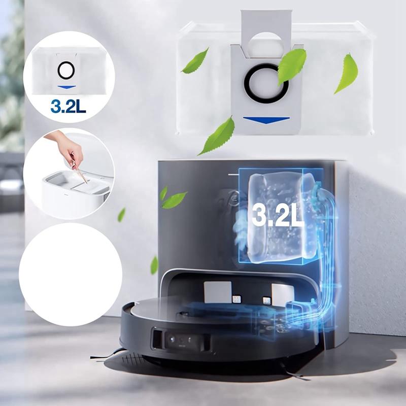 Sada příslušenství pro robotický vysavač Ecovacs Deebot X1 Omni X1 Turbo X1 Plus Hlavní kartáč Boční kartáč Filtr Podlahový sáček