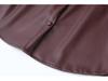 2024 Fall Women's European & American Style Long Sleeve Top & Short Skirt Set