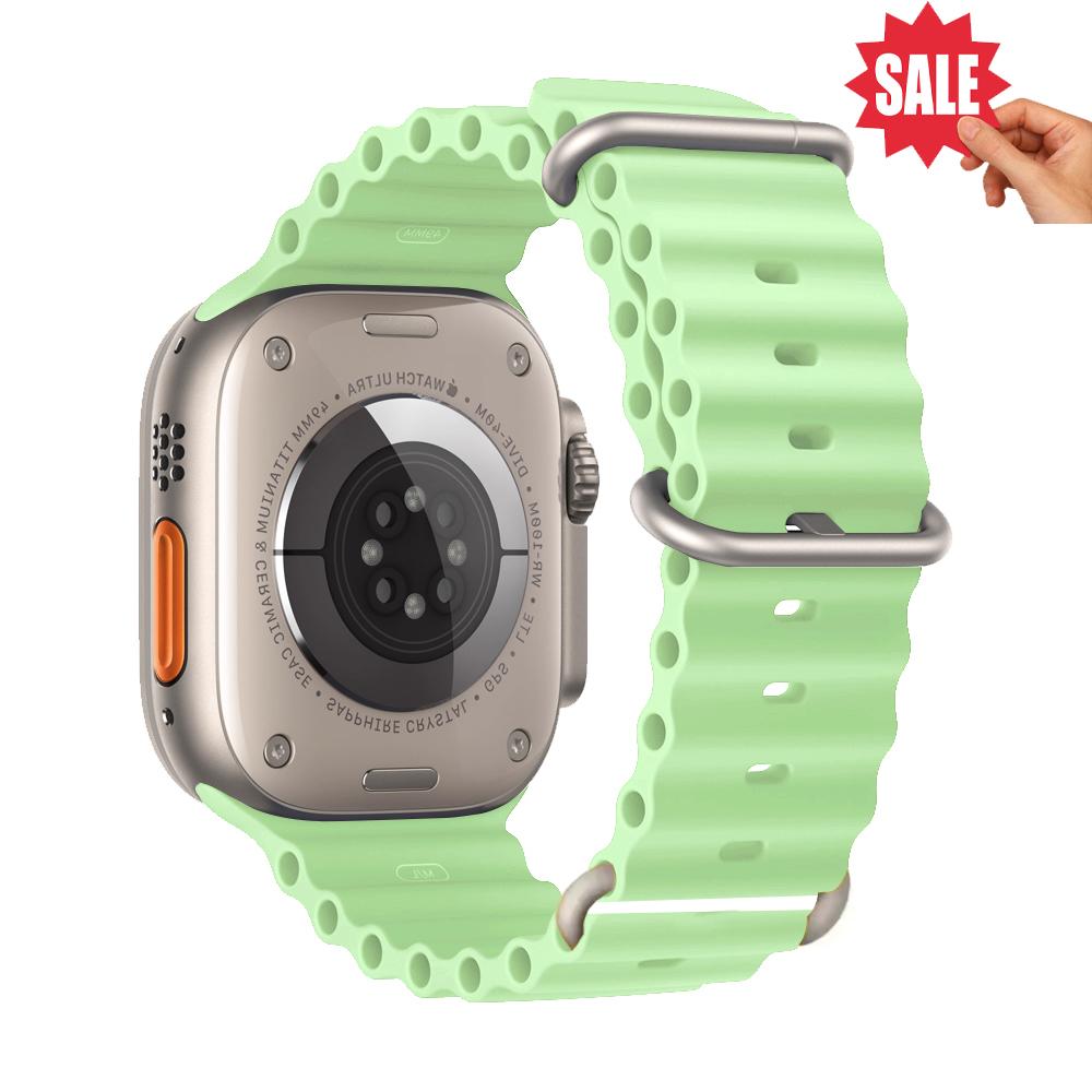 Ocean Band for Watch Ultra 3 Series 11 10 9 7 8 6 SE 49mm 45mm 46mm 42mm 44mm 40 41 Silicone Bracelet Correa iWatch Strap