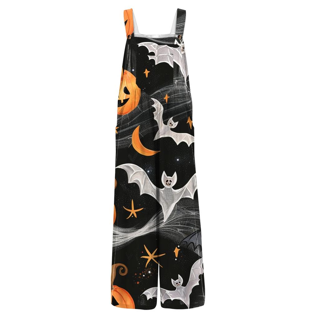 Dámský overal Potištěný Ležérní Volný Overal