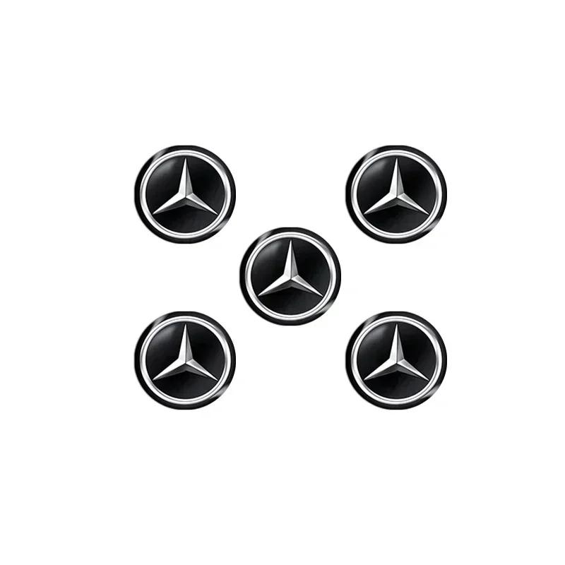 14mm Car Key Badge Emblem Replacement Car Key Stickers For Mercedes Benz A B C E S Class GLA GLC CLA GLK GLE W204 W203 W212 W176