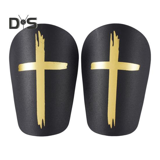 

Наголенники для міні-футболу. Крихітні накладки на гомілки з EVA-подушкою для дітей, молоді, дорослих. Захист литок для футбольних тренувань на відкритому повітрі. XS чорний