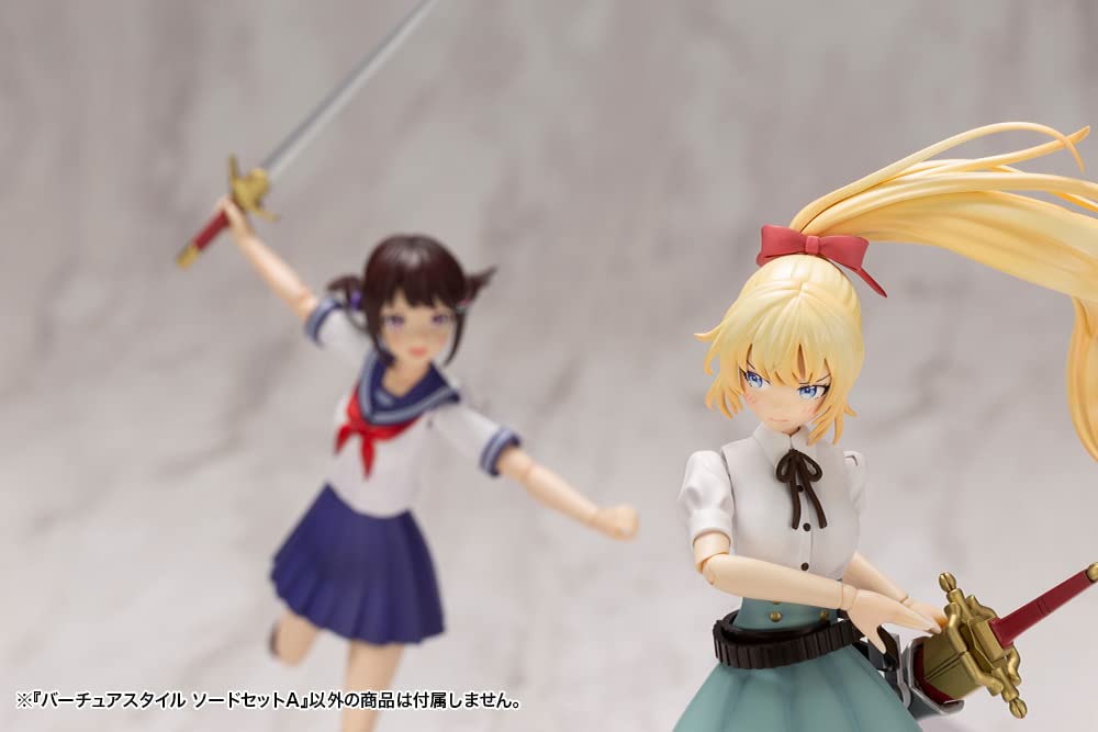 Kotobukiya Modeling Support Goods Virtua Style 01 Sword Set Total Length Approximately Plastic Model M.S.G A, 105mm, Non-Scale