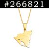 Anniyo Nicaragua Map With Cities Pendant Necklaces Silver Color/Gold-Plated Jewelry Nicaraguan Jewelry @266821