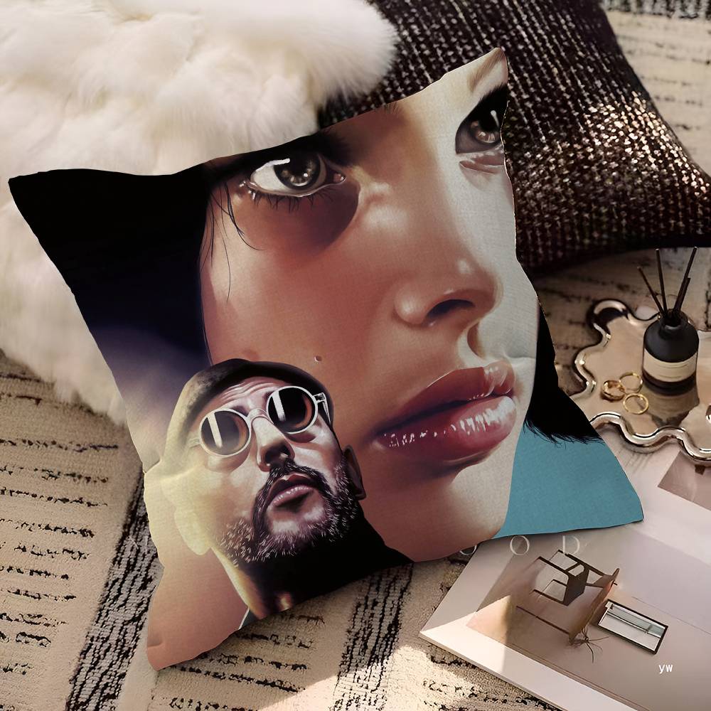 Movie L-Leon T-The P-Professional Personalized picture text home decorative pillows Household Gifts 45x45cm