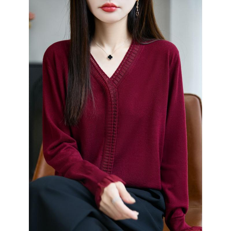 

Fungus edge lace splicing worsted wool cardigan women s autumn and winter celebrity short coat XL бордовый