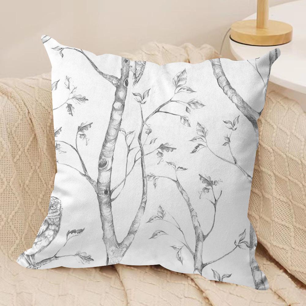 Best selling minimalist Cushion Cover Soft Plush DoubleSided Printed Sofa Pillow Cushion Cover  Cozy AllSeason Decor Gift