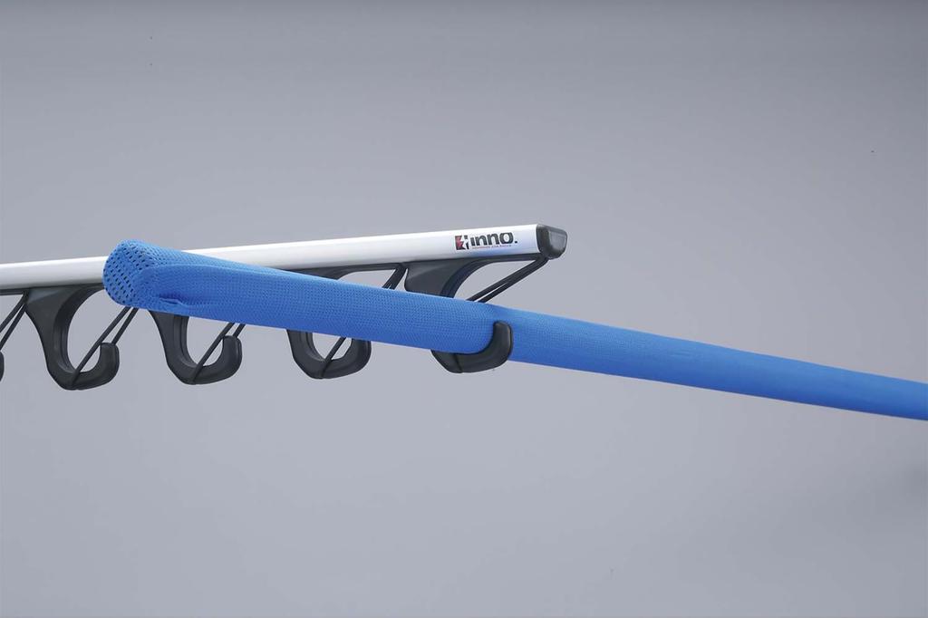 Carmate inno Wide Rod Holder for Toyota Hijet NV100 Clipper Atrai Car Fishing Rod Rod Ceiling Side Hanger Fishing Rod IF19 J-Hook (10-Rod Capacity)