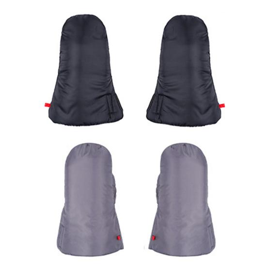 1 Pair Winter Baby Stroller Gloves Cold Weather Fleece Lined Warm Thick Waterproof Windproof Thermal Stroller Fingerless Mittens Stroller Accessories