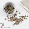 Silver Line 6MM Bodhi Seed Beads for DIY Buddhist Wenwan Accessories, New Chinese Style