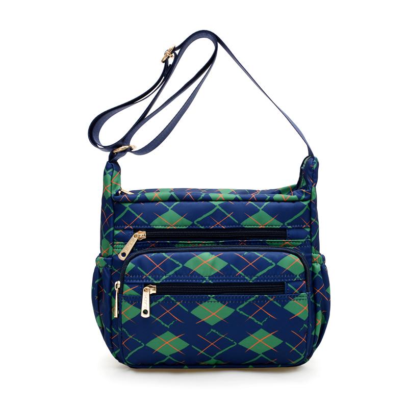 

Принтованная наплечная сумка Легкая нейлоновая сумка Женская сумка кроссбоди большой вместимости