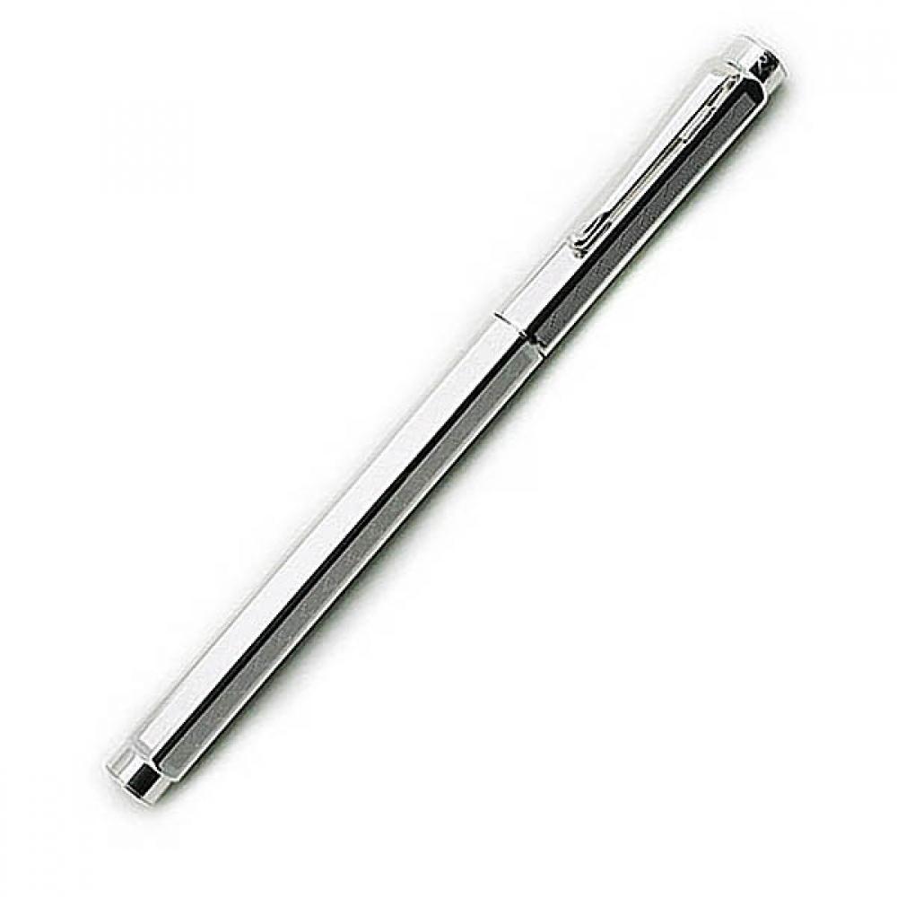 

Calandash Ecridor Fountain Pen Chevron Silver F fine print