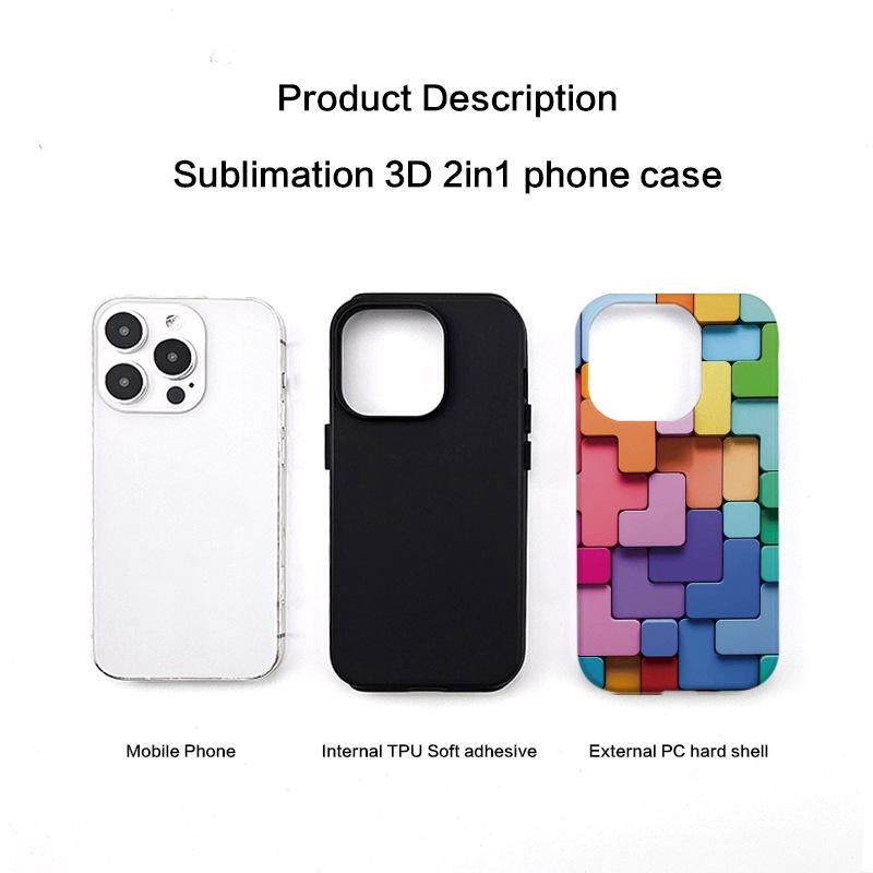 Colorful Plaid Phone Case Set for Apple 14/15/16 Series, Fits 15 Pro Max