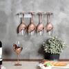 2Pcs Clear Acrylic Wine Glass Holder Wall Mounted Stemware Hangings Rack Glassware Holder Rack Wine Glass Rack Gifts