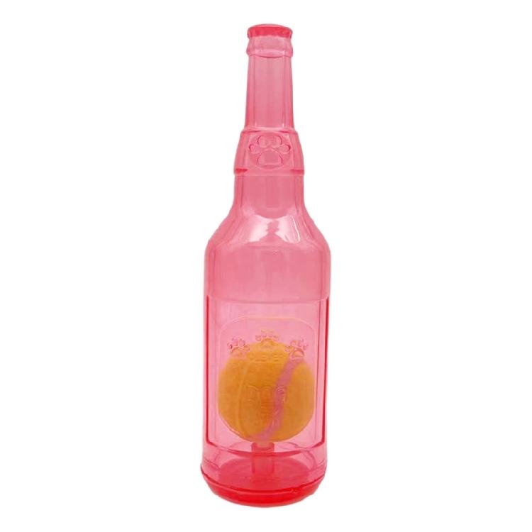 Pet Toy Teething Toy Simulations Wine Bottle Shape Dog Chew Toy Teething Toy S
