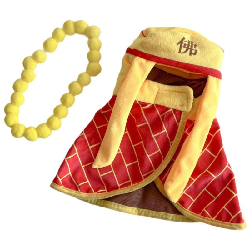 

Easy to Wear Sanzang Style Pet Capes Light weight Breathable Materials for Outdoor Activity and Event S
