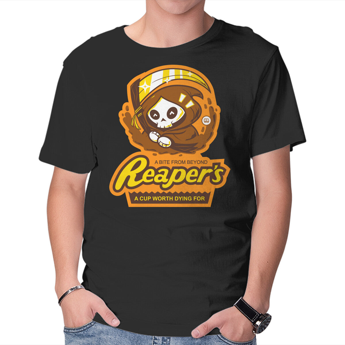 Unisex Crew Neck T-Shirt Reaper s Graphic Short Sleeve Casual Tee XXL