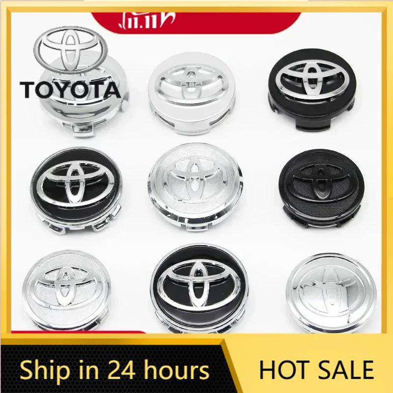 Toyota 2026 New Hub Caps 4pcs 57mm/62mm Car Tyre Wheel Center Hub Cap Badge Logo Rim Emblem Toyota Corolla  Car Sticker