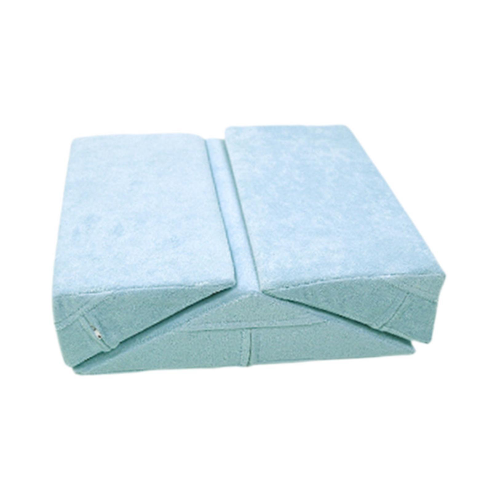 3x Positioning Wedge Pillow Side Turning over Device Sleeping Incline Pillow Soft Leg Bedroom Leg Bolster Back Leg Support Body синий