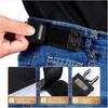 BEPAN Centură Reglabilă cu Cârlig Fără Cataramă Cârlige Metalice Centură Elastică Confortabilă Buclă Elastică Ultra-Moale Cârlig Fără Cataramă Centură de Talie
