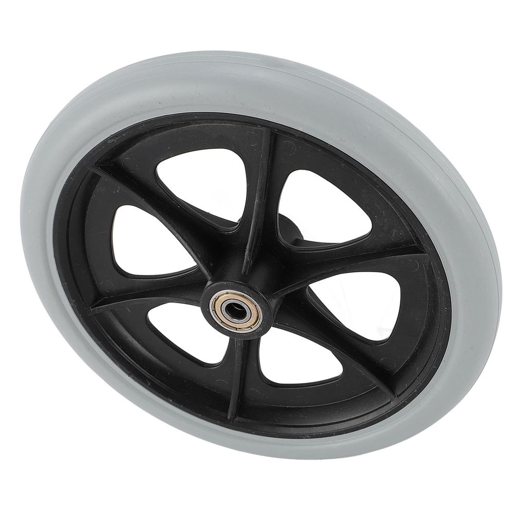 2 ks náhradních koleček pro invalidní vozíky, 8 palců, PU, masivní kovové korálkové ložisko, elektrická kola pro invalidní vozíky