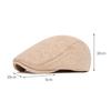 Herren Schiebermütze Herbst Winter Warme Baskenmütze Retro Kappe Britische Zeitungsjungenmütze Malermütze