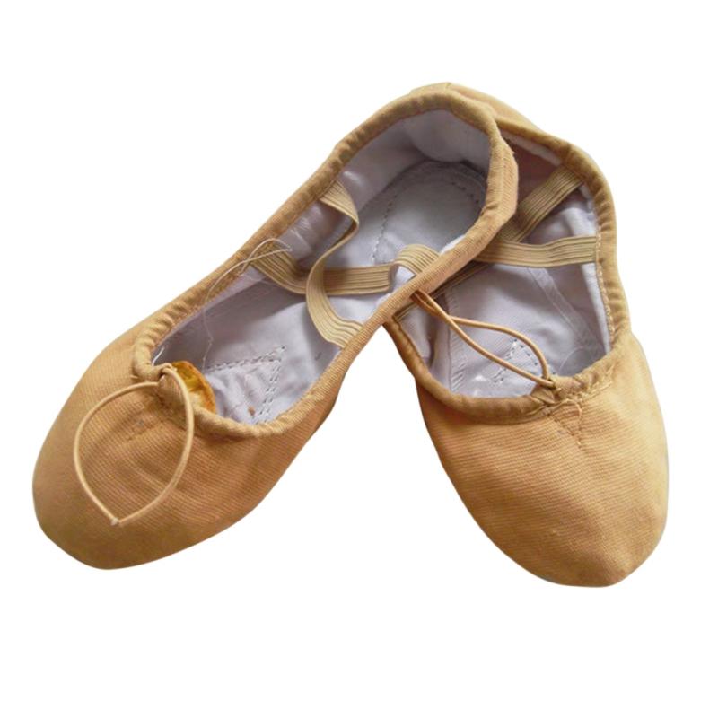 Canvas Slippers Pointe Dance Gymnastics Child Girl Ballet Dance Shoes