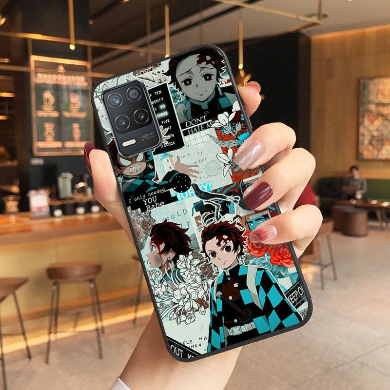 Kimetsu No Yaiba Demon Slayer Hülle für OPPO Realme GT 2 Pro X2 Pro XT C25S 8 7 6 Pro 6i GT Master C3 C21 C21Y C11 X3 SuperZoom