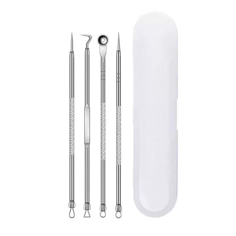 Stainless Steel Blackhead & Zit Extractor Tweezers