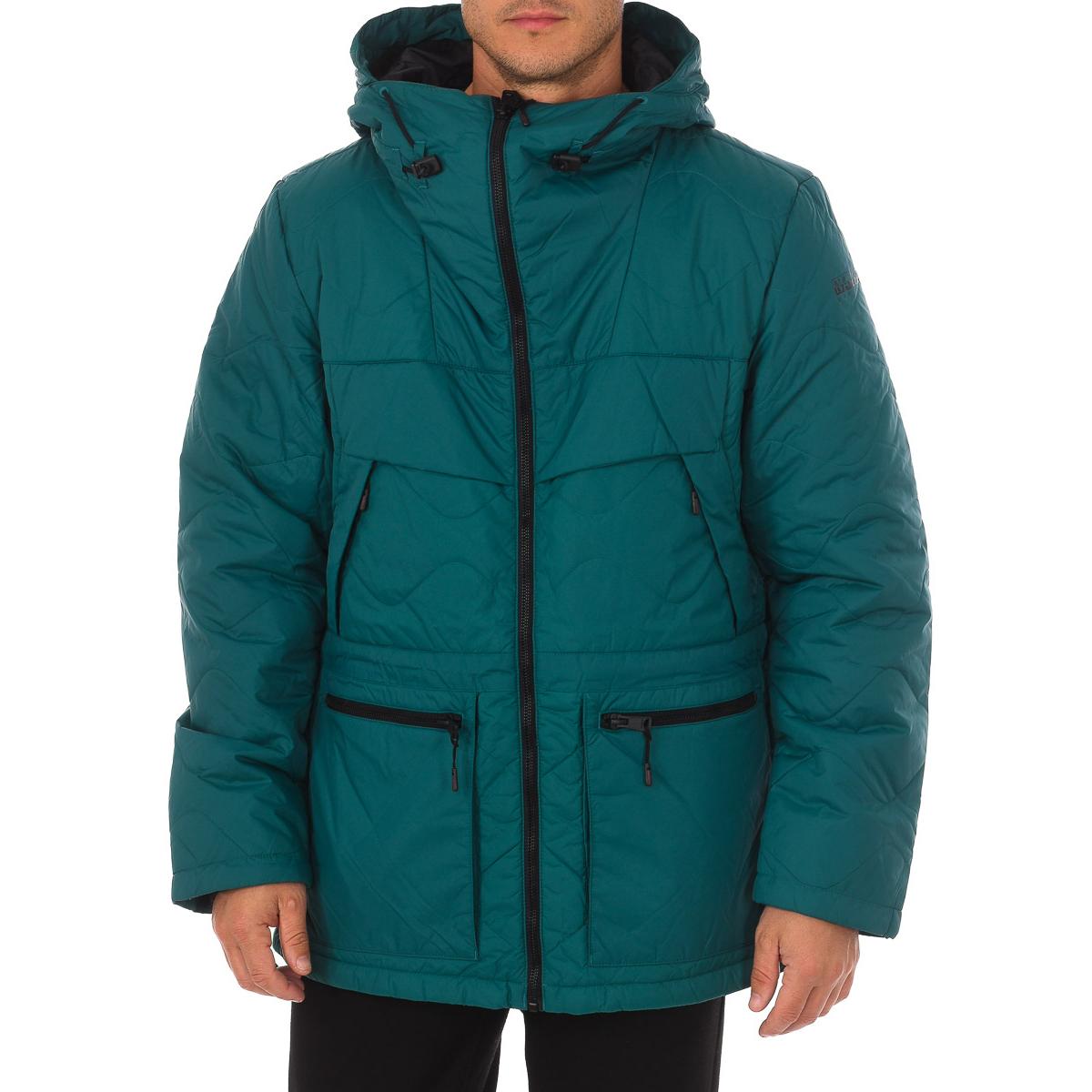 Chaqueta acolchada con capucha NP0A4FM2 para Hombre L verde