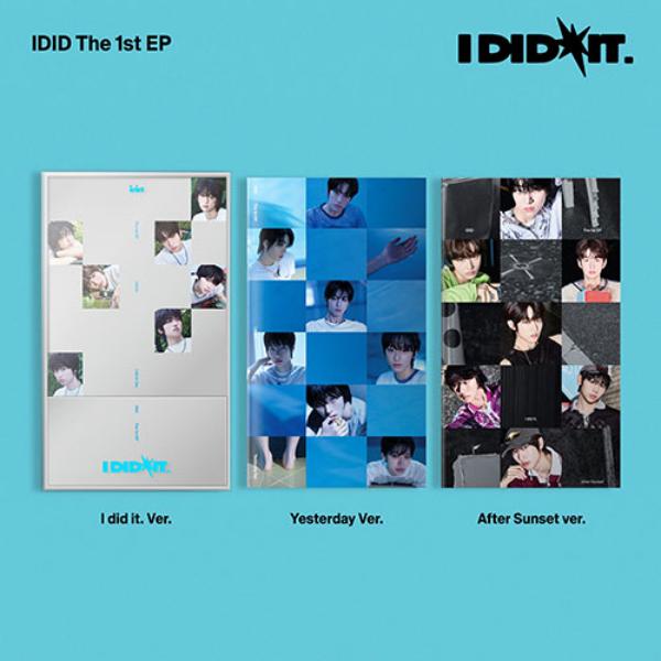 (I Did It / Yesterday / After Sunset Ver.) IDID [I Did It] 1st Mini Album