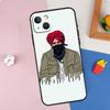 Sidhu Moosewala Phone Case For iPhone 15 Pro Max 11 12 13 14 16 Pro Max Mini XR 16e 15 16 Plus Cover Shell
