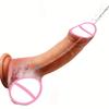 Realistic Squirting Dildo Big Penis Soft Skin Feel Spray Water Ejaculating Suction Cup Masturbator Anal Toy Sex Toy For Women 18