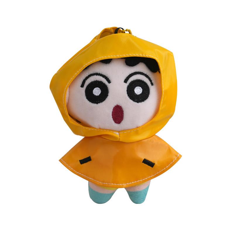 Adorable Cute Crayon Shinchan Plush Keychain Doll For Backpack Decoration 15cm