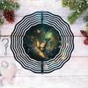 2D Metal Wind Spinner Enchanted Forest Butterfly Glowing Lights Outdoor Decor for Garden Patio Yard No Electricity Needed Gift for Men Women