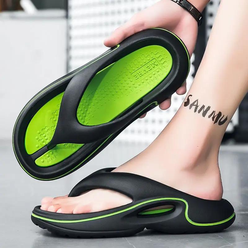 Fashion Slippers for Men Height Soft Shiatsu Shoes High Quality Fashion 2025 Low Price Style Designer Luxury Original Fun Sandals Man