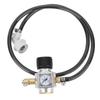 CO2 Mini Gas Regulator Level 2 Pressure Gauge with Safety Valve Fit for Sodastream